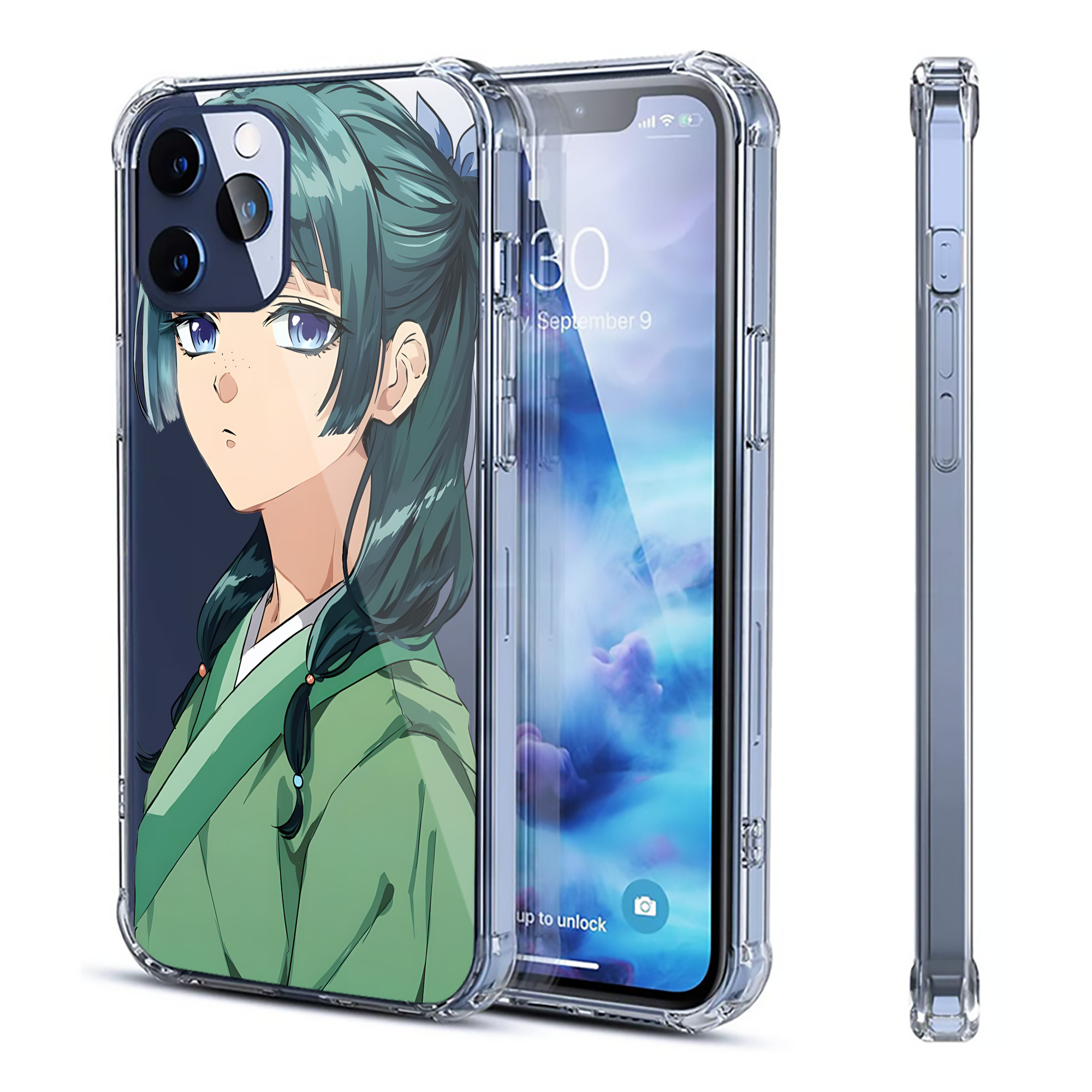 （画像用） 薬屋のひとりごと The Apothecary Diaries 【iPhone 12シリーズ対応】透明スマホケース（クリアソフトケース）